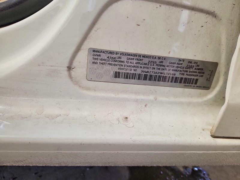 64921456 :رقم المزاد ، 3VWRZ71K29M172169 vin ، 2009 Volkswagen Jetta مزاد بيع