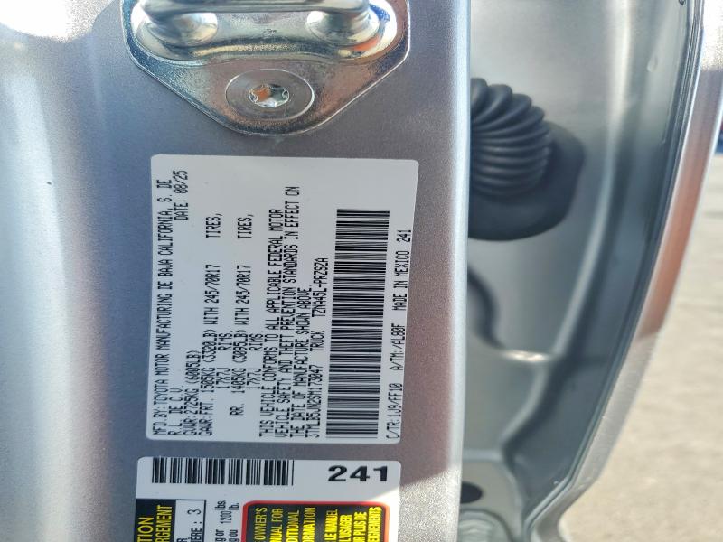 2025 Toyota Tacoma მანქანა იყიდება აუქციონზე, vin: 3TMLB5JN2SM173047, აუქციონის ნომერი: 63863606
