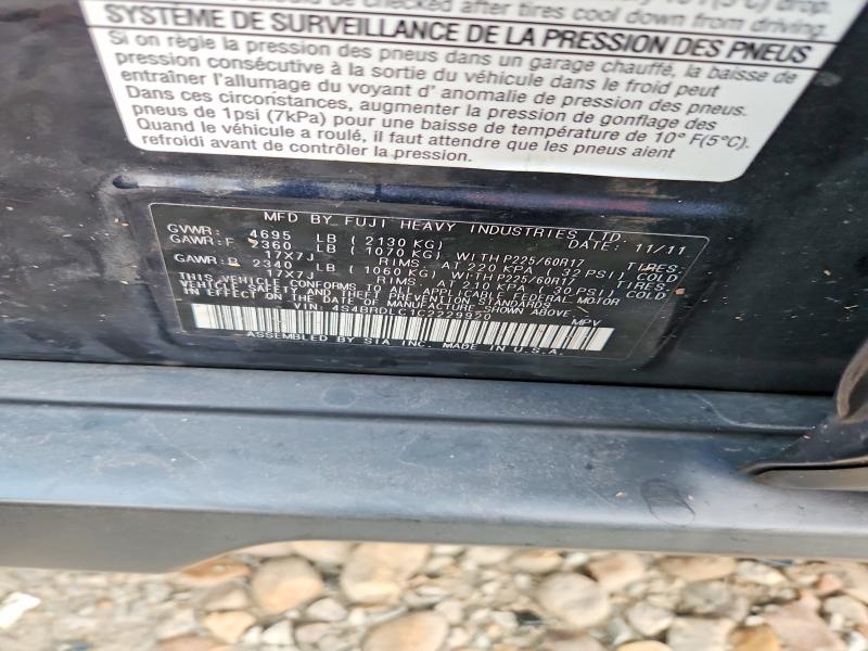 64678056 :رقم المزاد ، 4S4BRDLC1C2229920 vin ، 2012 Subaru Outback مزاد بيع