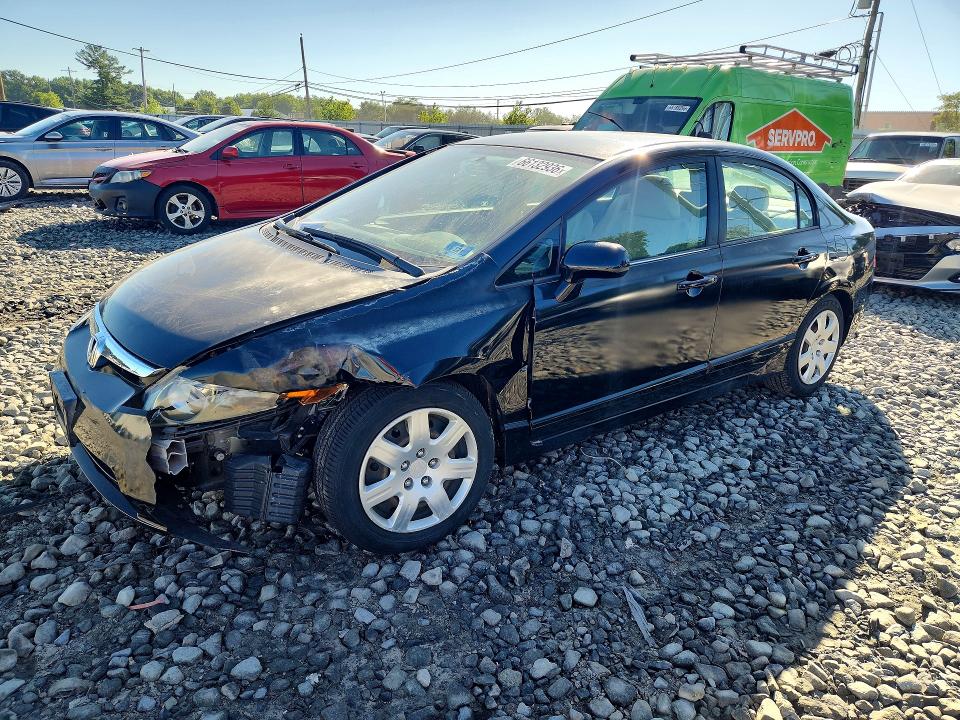 2006 Honda Civic მანქანა იყიდება აუქციონზე, vin: 1HGFA16586L154089, აუქციონის ნომერი: 66132936