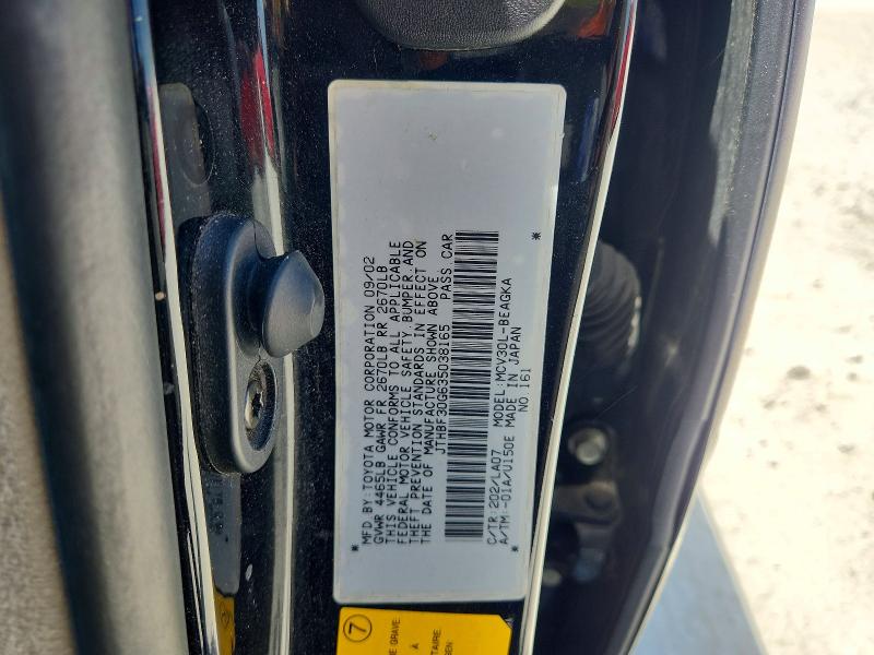 Aukcja sprzedaży 2003 Lexus Es, vin: JTHBF30G635038165, numer aukcji: 64790846