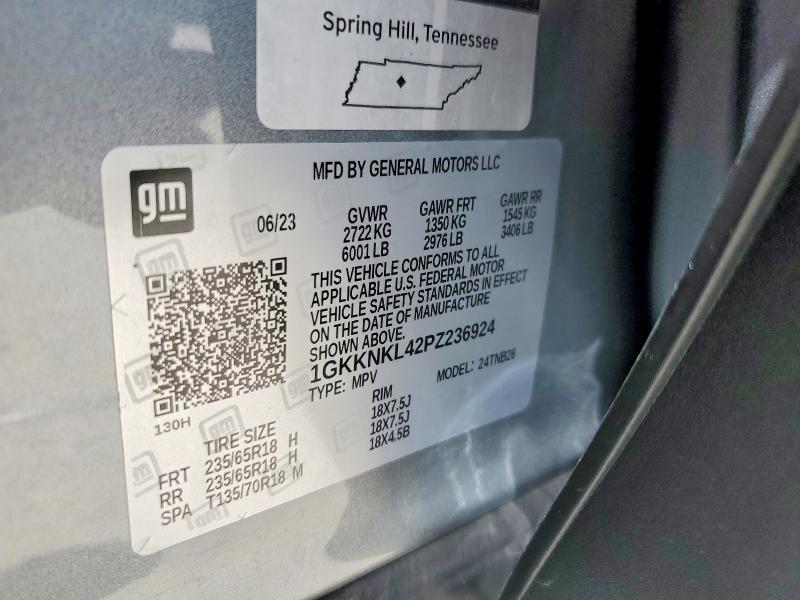 Aukcja sprzedaży 2023 Gmc Acadia, vin: 1GKKNKL42PZ236924, numer aukcji: 64033196
