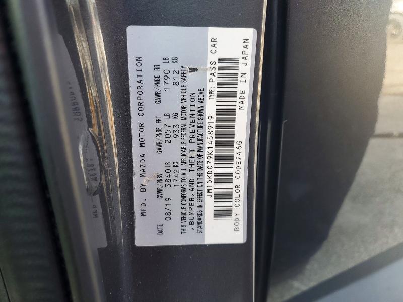 Aukcja sprzedaży 2019 Mazda Cx-3, vin: JM1DKDC79K1458919, numer aukcji: 65267426