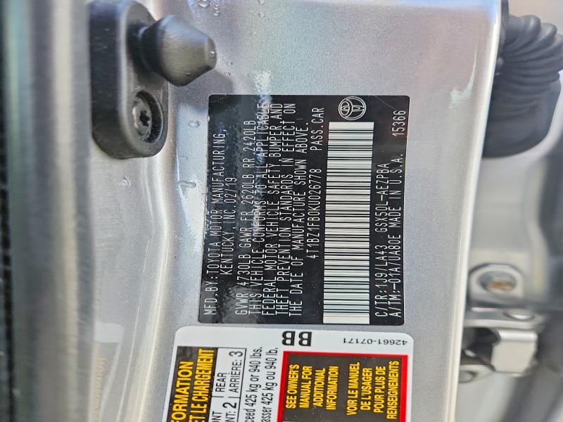 Aukcja sprzedaży 2019 Toyota Avalon, vin: 4T1BZ1FB0KU026778, numer aukcji: 63664576
