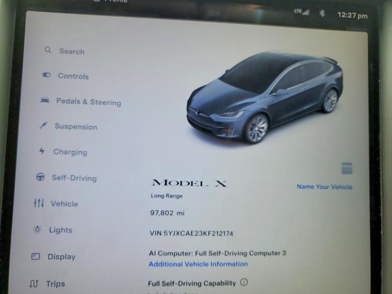 Aukcja sprzedaży 2019 Tesla Model X, vin: 5YJXCAE23KF212174, numer aukcji: 64669496