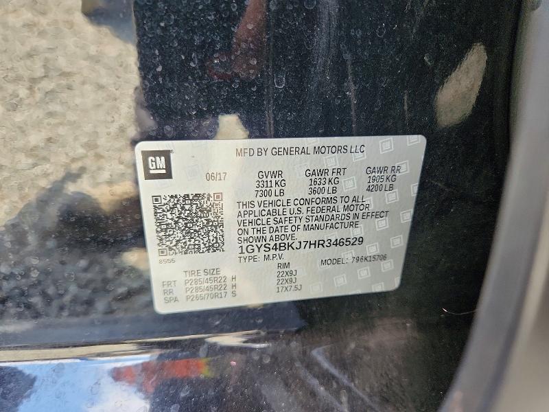 Продажа на аукционе авто 2017 Cadillac Escalade, vin: 1GYS4BKJ7HR346529, номер лота: 66438716