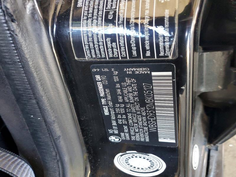 Продажа на аукционе авто 1991 Bmw M5, vin: WBSHD9312MBK05127, номер лота: 66301396