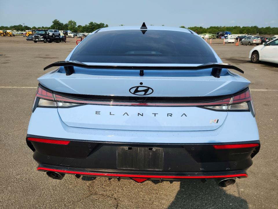 2025 Hyundai Elantra N მანქანა იყიდება აუქციონზე, vin: KMHLW4DK0SU035224, აუქციონის ნომერი: 64425766