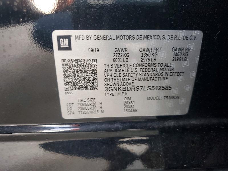 Продажа на аукционе авто 2020 Chevrolet Blazer, vin: 3GNKBDRS7LS542585, номер лота: 64857756