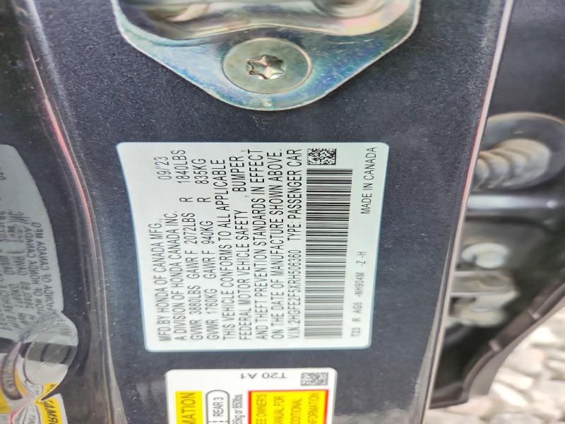 Aukcja sprzedaży 2024 Honda Civic, vin: 2HGFE2F5XRH506360, numer aukcji: 66286956