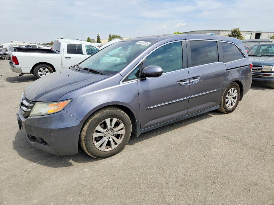 66593276 :رقم المزاد ، 5FNRL5H66FB034605 vin ، 2015 Honda Odyssey مزاد بيع