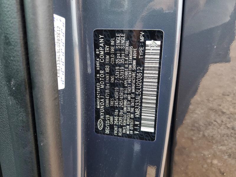 Продаж на аукціоні авто 2020 Hyundai Tucson, vin: KM8J33AL5LU203612, номер лоту: 63032896