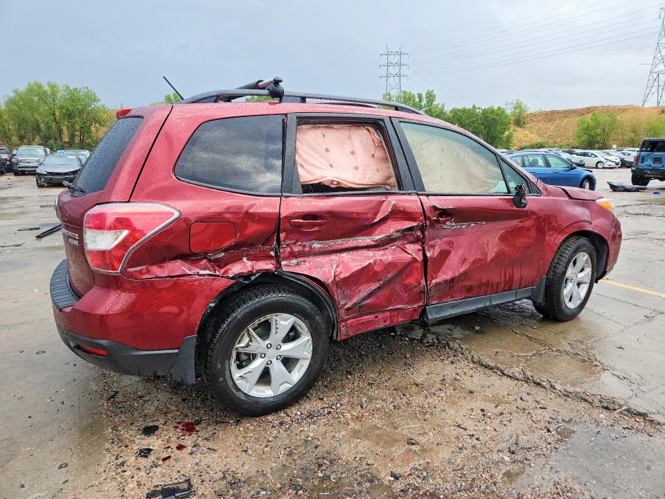 2015 Subaru Forester მანქანა იყიდება აუქციონზე, vin: JF2SJADC5FG503542, აუქციონის ნომერი: 64939256