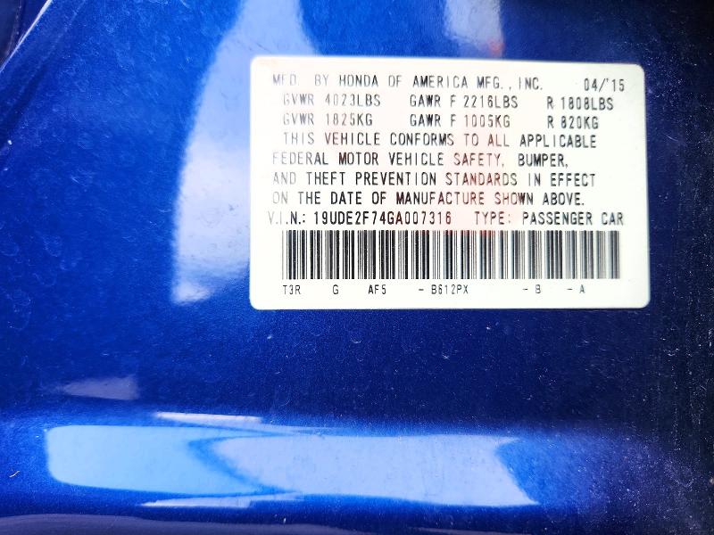 Aukcja sprzedaży 2016 Acura Ilx, vin: 19UDE2F74GA007316, numer aukcji: 67075156