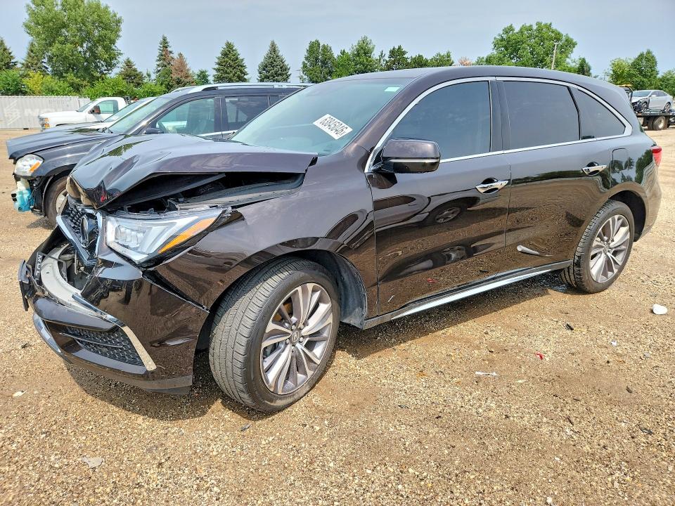 63845046 :رقم المزاد ، 5J8YD4H56JL027865 vin ، 2018 Acura Mdx مزاد بيع