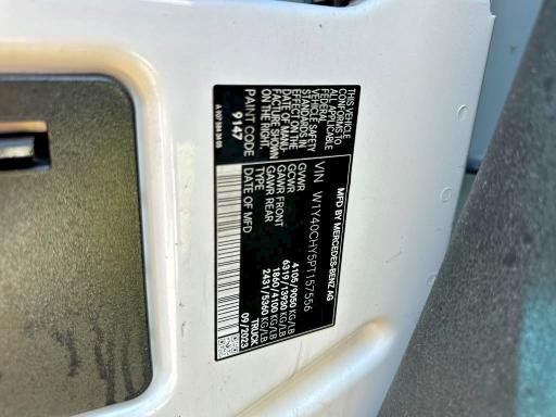 63537356 :رقم المزاد ، W1Y40CHY5PT157556 vin ، 2023 Mercedes-benz Sprinter مزاد بيع