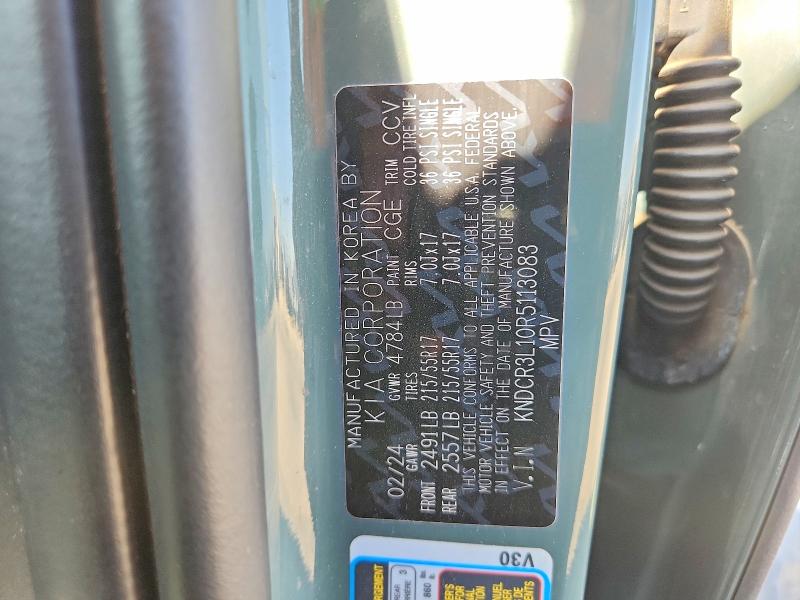 63731146 :رقم المزاد ، KNDCR3L10R5113083 vin ، 2024 Kia Niro مزاد بيع