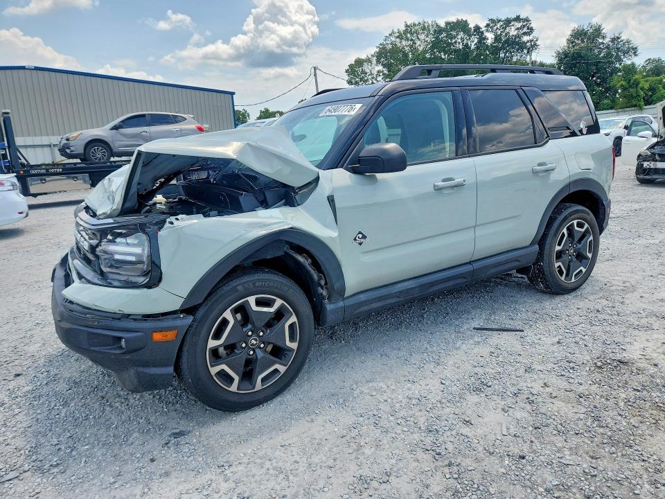 2022 Ford Bronco Sport მანქანა იყიდება აუქციონზე, vin: 3FMCR9C67NRD82571, აუქციონის ნომერი: 64907776