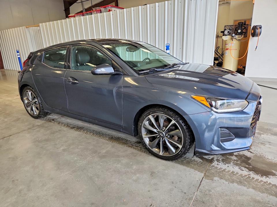 2019 Hyundai Veloster მანქანა იყიდება აუქციონზე, vin: KMHTG6AFXKU002134, აუქციონის ნომერი: 65393606