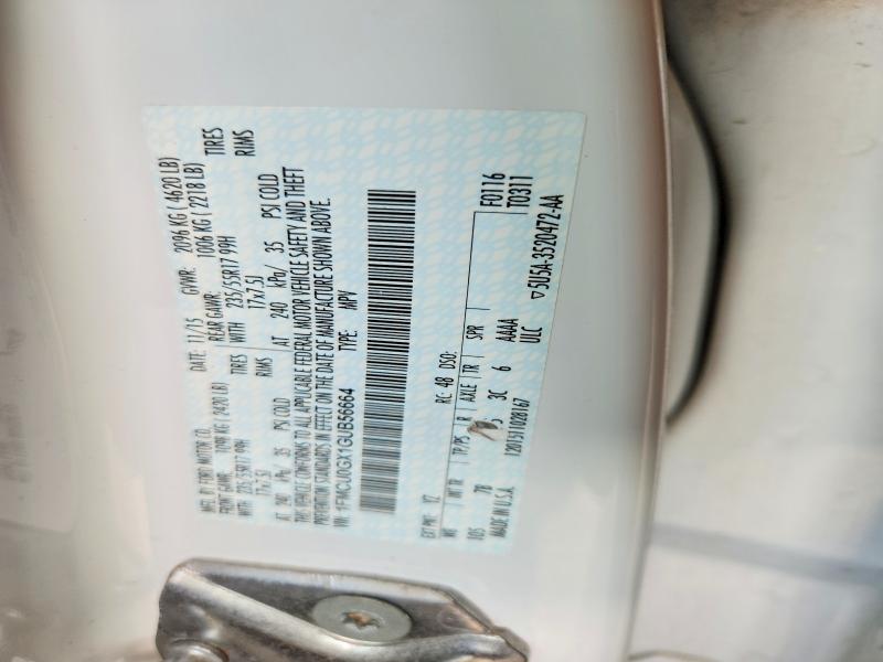 Продаж на аукціоні авто 2016 Ford Escape, vin: 1FMCU0GX1GUB56664, номер лоту: 66935936