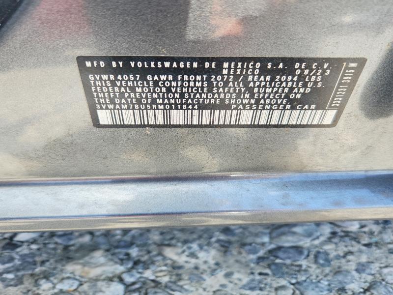 Продаж на аукціоні авто 2024 Volkswagen Jetta, vin: 3VWAM7BU5RM011844, номер лоту: 65794506