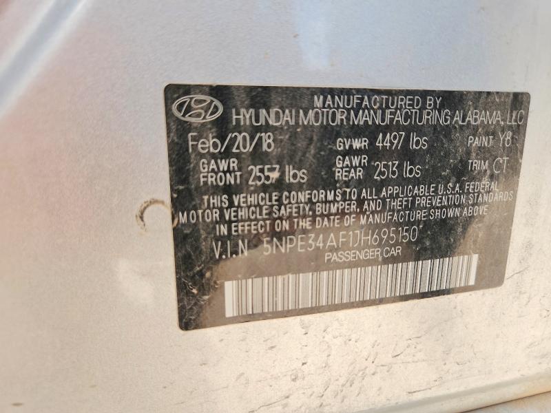 Продажа на аукционе авто 2018 Hyundai Sonata, vin: 5NPE34AF1JH695150, номер лота: 64310686