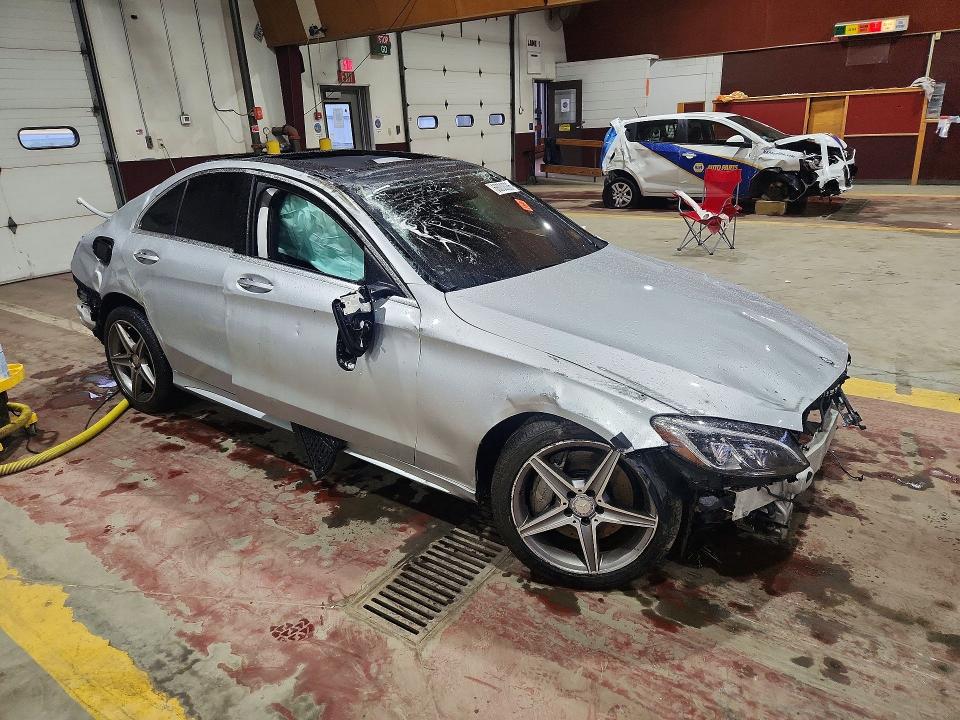 66032036 :رقم المزاد ، 55SWF4KBXHU179805 vin ، 2017 Mercedes-benz C مزاد بيع