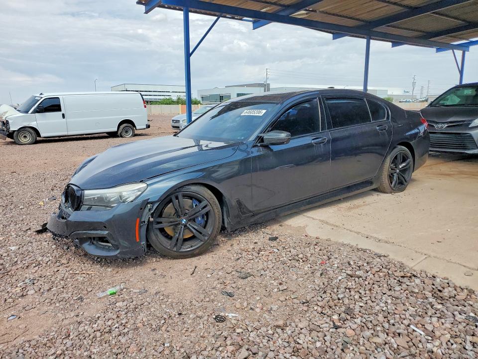 64605206 :رقم المزاد ، WBA7E2C55HG739982 vin ، 2017 Bmw 740 مزاد بيع