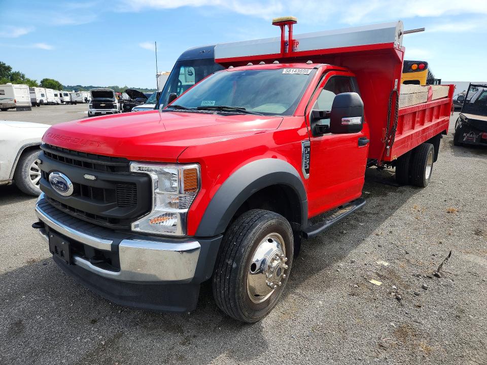 58143696 :رقم المزاد ، 1FDUF5GN2MED14039 vin ، 2021 Ford F550 مزاد بيع