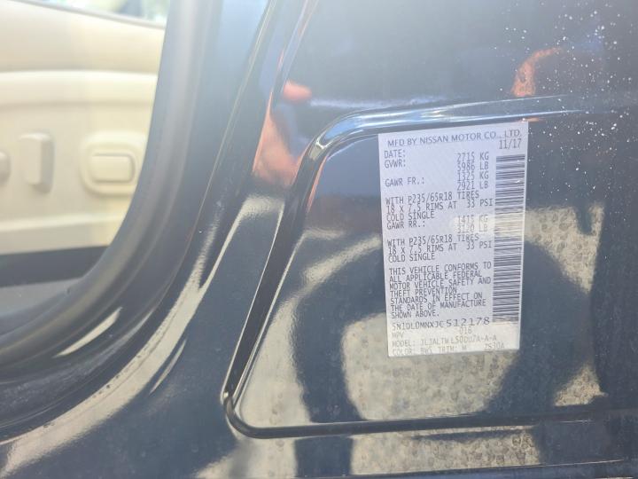 67304186 :رقم المزاد ، 5N1DL0MNXJC512178 vin ، 2018 Infiniti Qx60 مزاد بيع