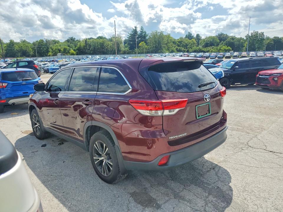 65175686 :رقم المزاد ، 5TDBZRFHXKS963990 vin ، 2019 Toyota Highlander مزاد بيع