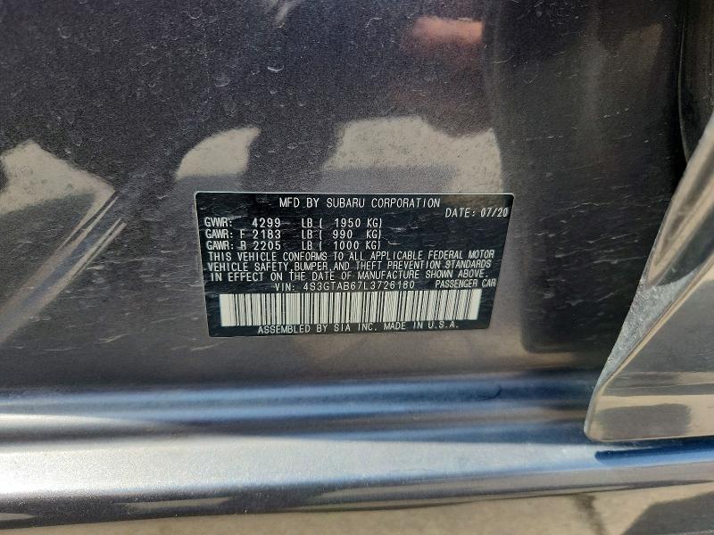 Продажа на аукционе авто 2020 Subaru Impreza, vin: 4S3GTAB67L3726180, номер лота: 63447816
