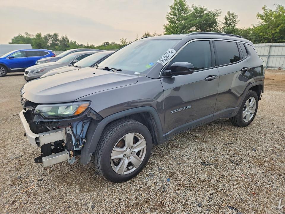 Продажа на аукционе авто 2022 Jeep Compass, vin: 3C4NJDBB2NT165518, номер лота: 64385796