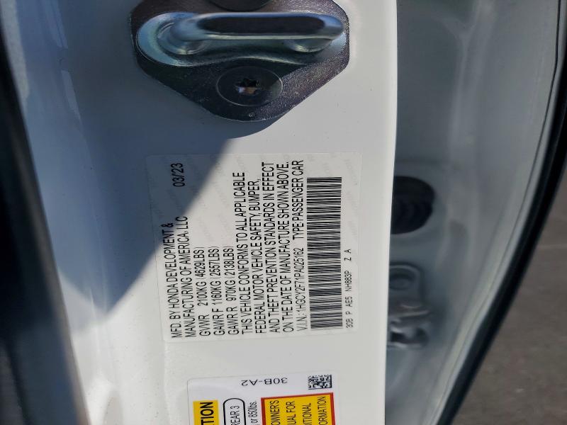 Продаж на аукціоні авто 2023 Honda Accord, vin: 1HGCY2F71PA025162, номер лоту: 64769216