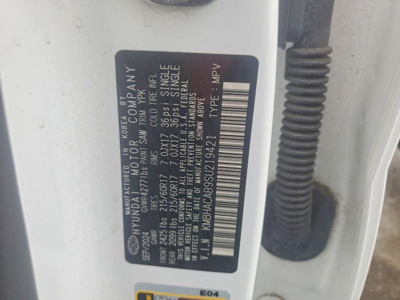Продаж на аукціоні авто 2025 Hyundai Kona, vin: KM8HACAB9SU219421, номер лоту: 64740996