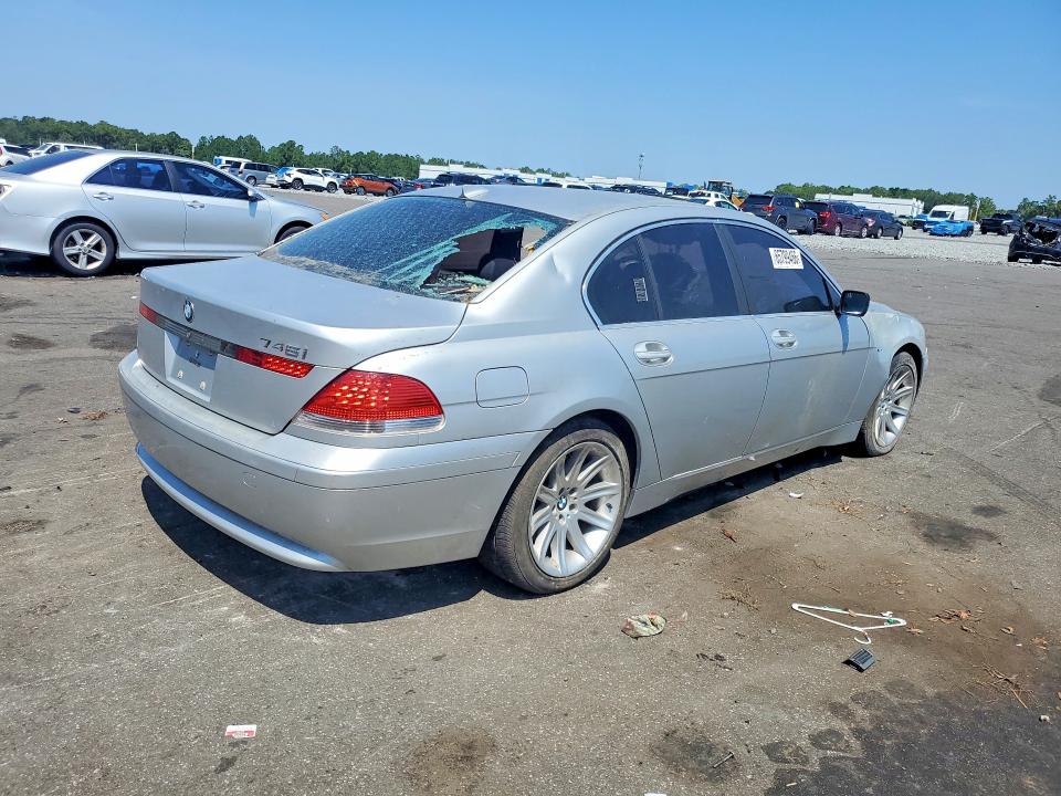 65799466 :رقم المزاد ، WBAGL63463DP64548 vin ، 2003 Bmw 745 مزاد بيع