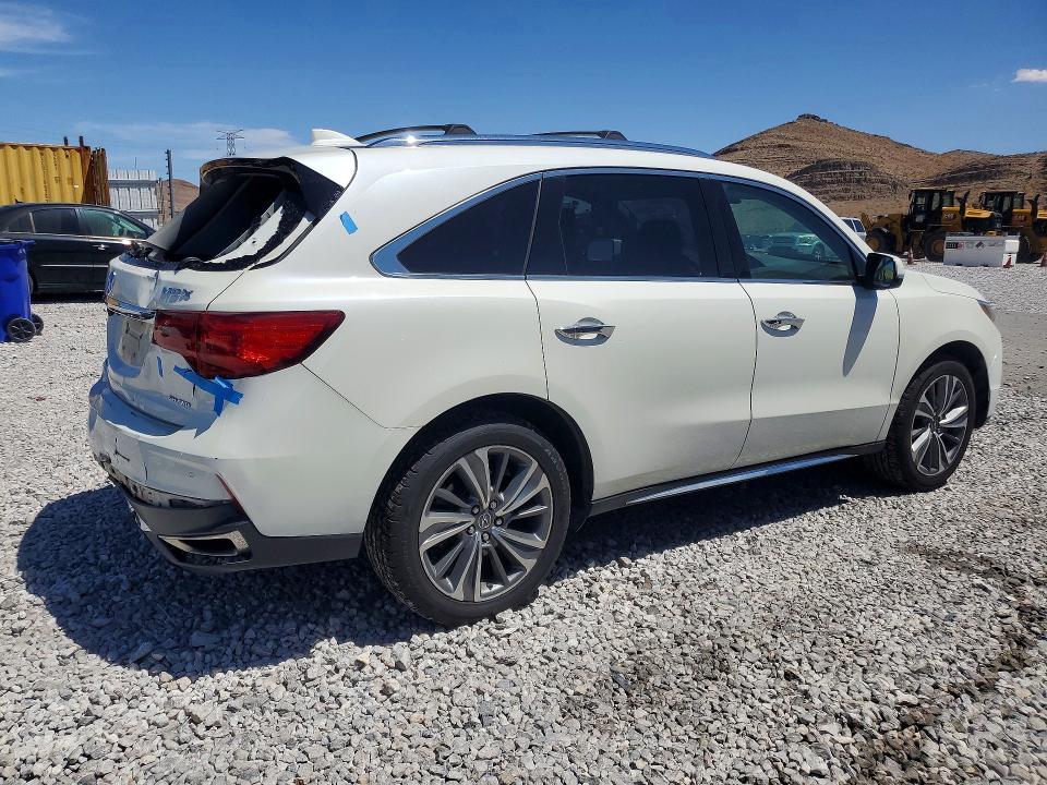 65144096 :رقم المزاد ، 5FRYD4H52HB013374 vin ، 2017 Acura Mdx مزاد بيع