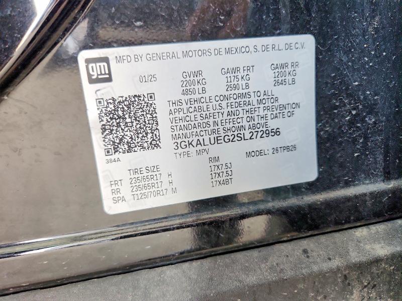 63747156 :رقم المزاد ، 3GKALUEG2SL272956 vin ، 2025 Gmc Terrain مزاد بيع