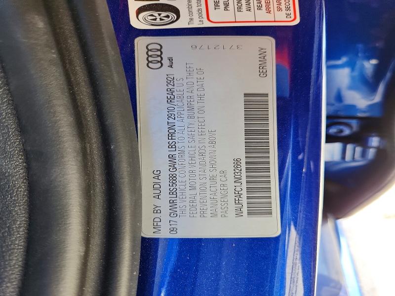 Aukcja sprzedaży 2018 Audi S6, vin: WAUFFAFC1JN032666, numer aukcji: 66277526