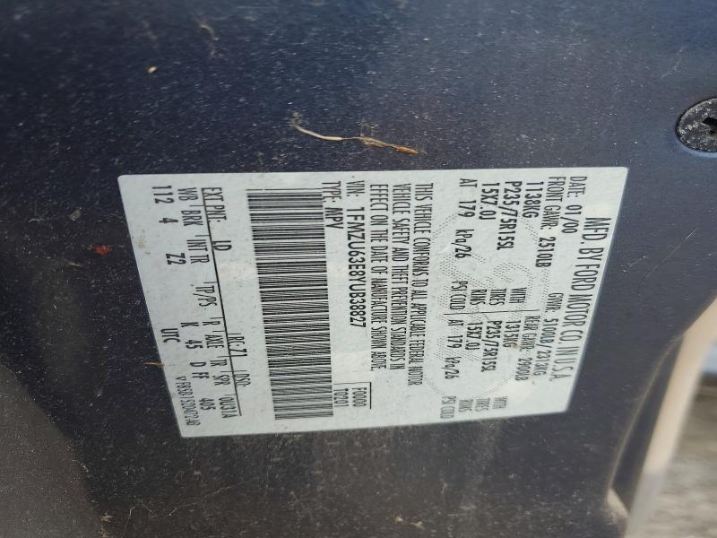 64715266 :رقم المزاد ، 1FMZU63E8YUB38827 vin ، 2000 Ford Explorer مزاد بيع