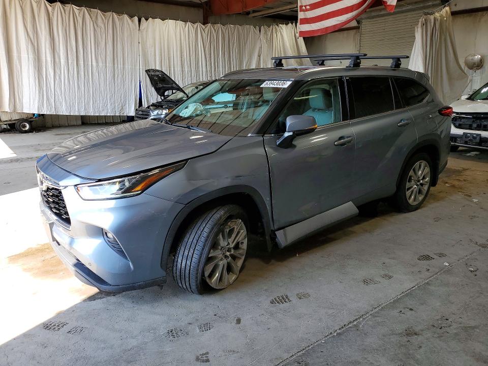 63943036 :رقم المزاد ، 5TDDZRBH8LS015698 vin ، 2020 Toyota Highlander مزاد بيع