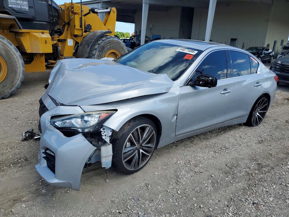 Auction sale of the 2014 Infiniti Q50, vin: JN1BV7AR1EM701603, lot number: 64071486