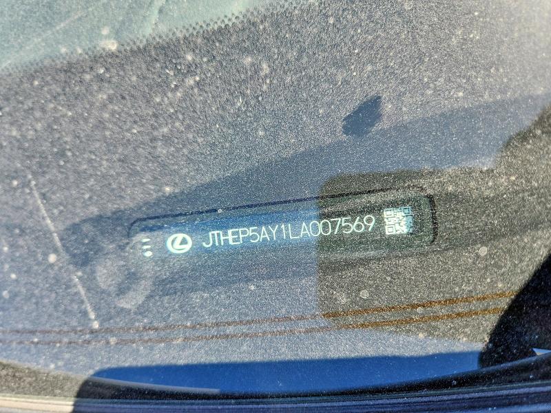 Aukcja sprzedaży 2020 Lexus Lc, vin: JTHEP5AY1LA007569, numer aukcji: 65727696