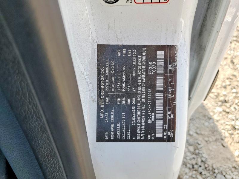 2012 Ford Transit Connect მანქანა იყიდება აუქციონზე, vin: NM0LS7CNXCT123912, აუქციონის ნომერი: 67034576