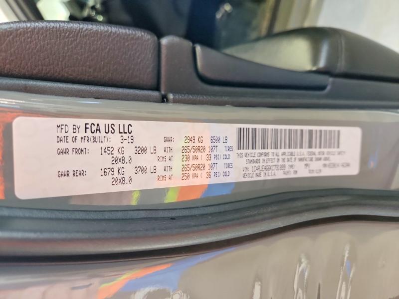 Продажа на аукционе авто 2019 Jeep Grand Cherokee, vin: 1C4RJEAG6KC731899, номер лота: 65496756