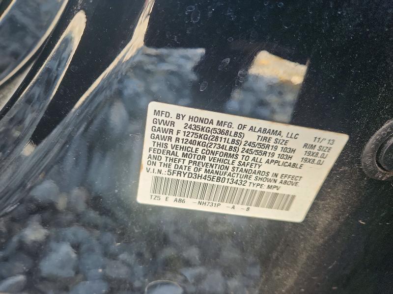 2014 Acura Mdx მანქანა იყიდება აუქციონზე, vin: 5FRYD3H45EB013432, აუქციონის ნომერი: 61454896