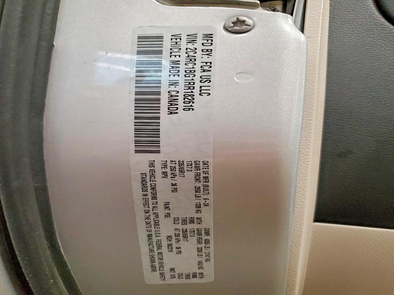 64822256 :رقم المزاد ، 2C4RC1BG1RR182616 vin ، 2024 Chrysler Pacifica مزاد بيع