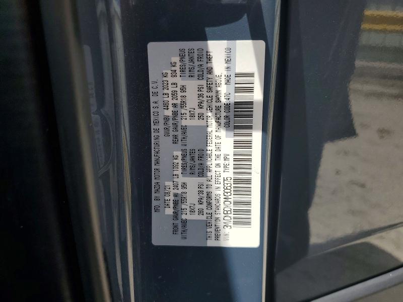 Aukcja sprzedaży 2021 Mazda Cx-30, vin: 3MVDMBDY0MM306375, numer aukcji: 65451726