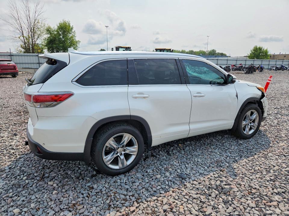 2015 Toyota Highlander მანქანა იყიდება აუქციონზე, vin: 5TDDKRFH1FS220718, აუქციონის ნომერი: 63769536