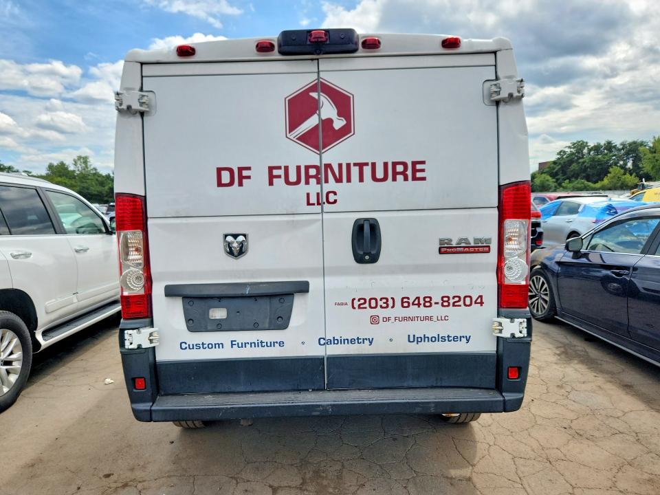 66394896 :رقم المزاد ، 3C6TRVAG8KE533050 vin ، 2019 Ram Promaster 1500 مزاد بيع